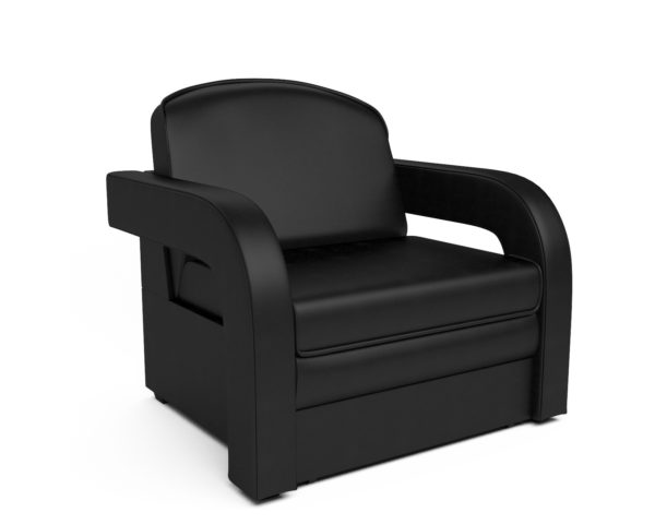 Кресло-кровать Карина-2 (черный кожзам)